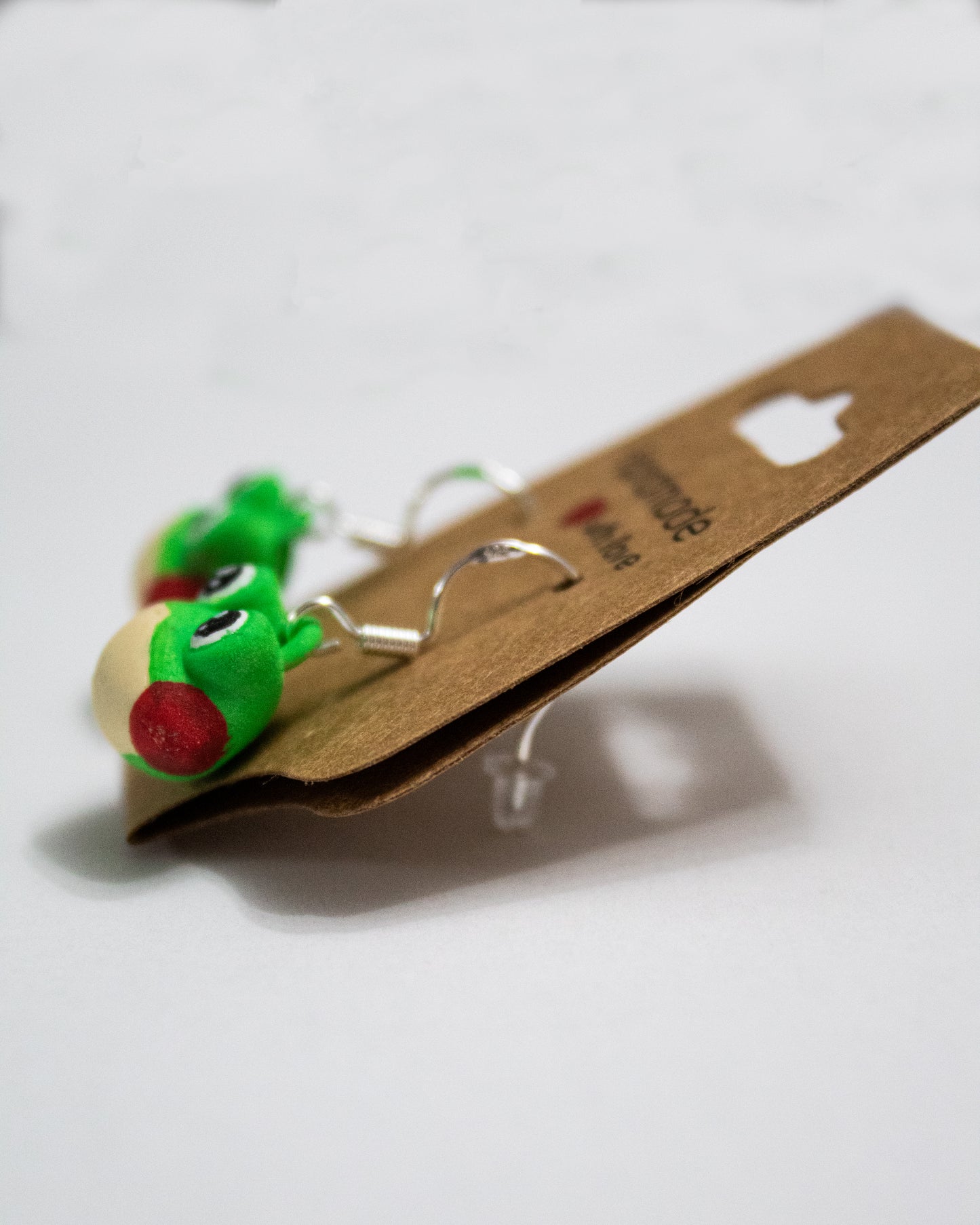 Orecchini Rana in Resina – Dipinti a Mano