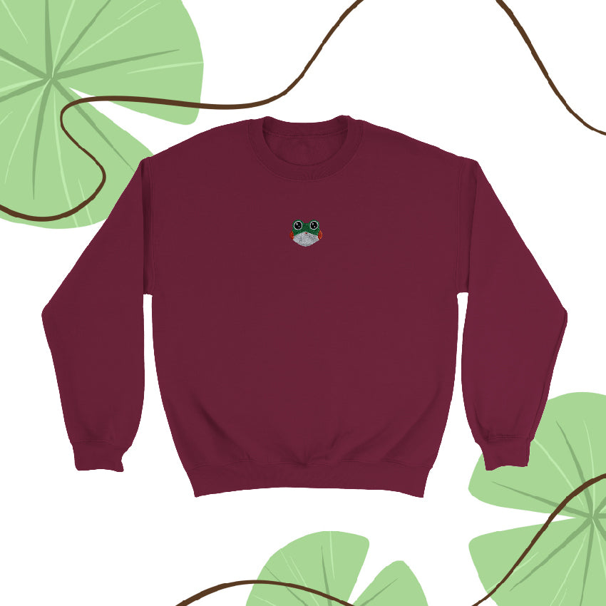 Felpa Unisex con Logo Ricamato