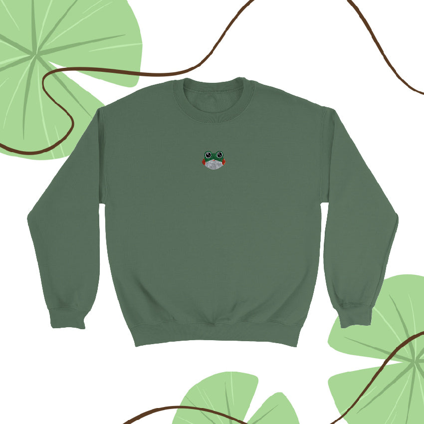 Felpa Unisex con Logo Ricamato