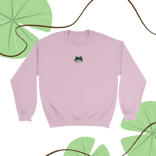 Felpa Unisex con Logo Ricamato